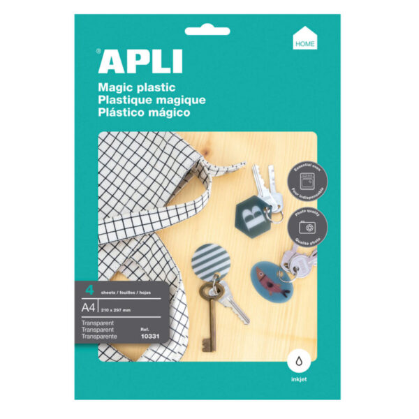 Plástico Mágico Imprimível A4 4fls.