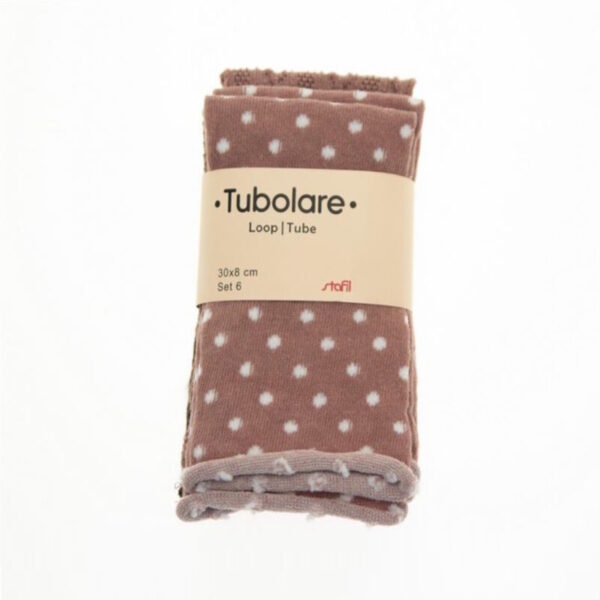 Cotton Tube Greige 30cm - 6un.