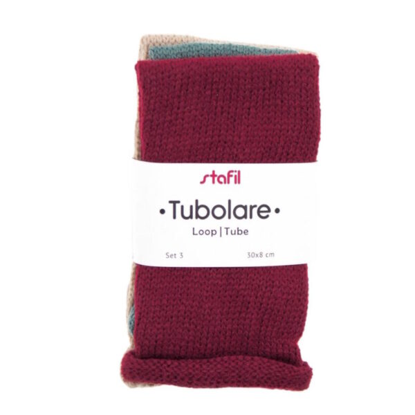 Tubo Algodão Beije/Green/Red Matt 30cm - 6un