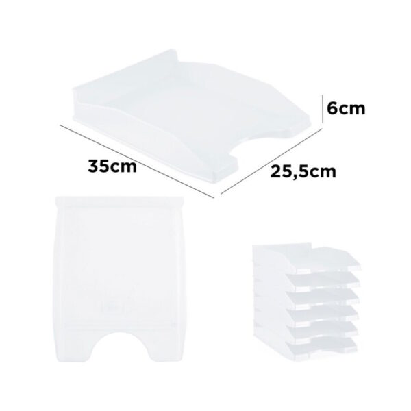 Bandeja Transparente Escritório