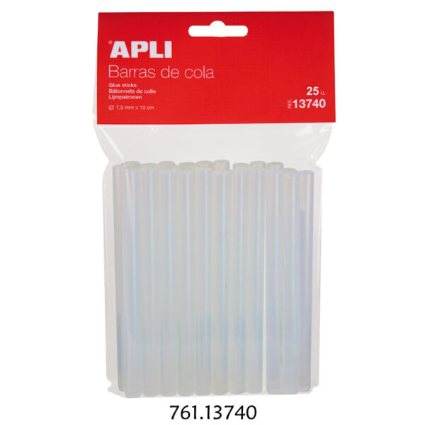 Cola Bastão Transparente 7.5x100mm (Blister 25un.)