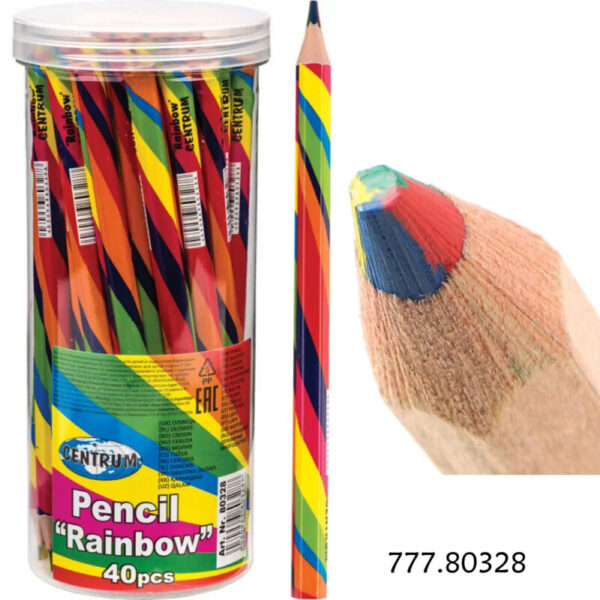 Lápis "Rainbow" Pote 40un.