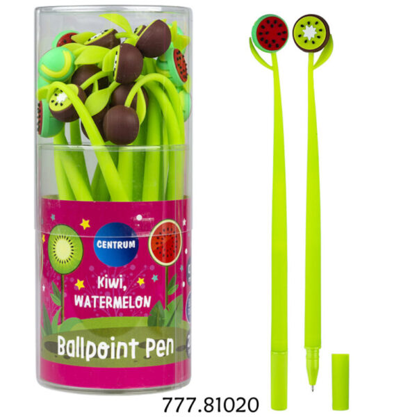 Esferográfica "Kiwi & Watermelon" - 0.7mm - Pote 20un.