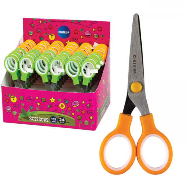 Tesouras Sortidas 133mm - Exp. 24un