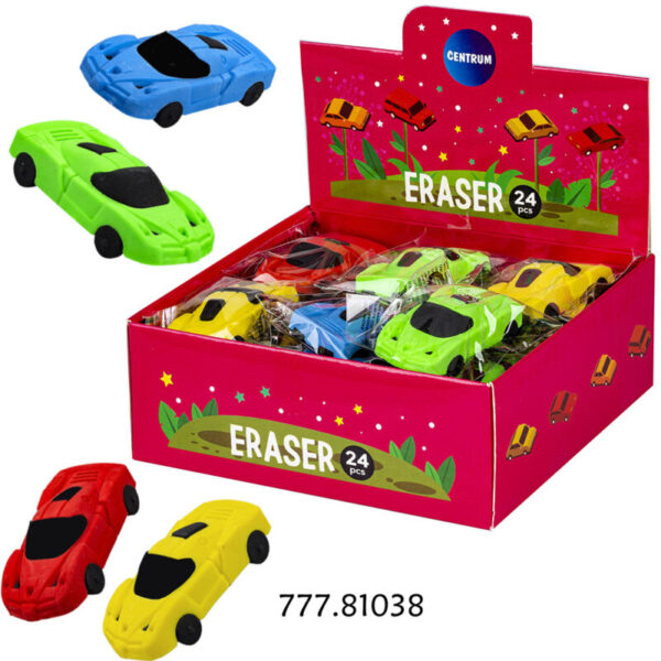 Borrachas "Cars" Exp. 24un.