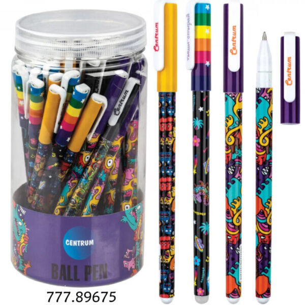 Esferográfica Gel Apagável "Monster" - 0.5mm - Pote 48un.