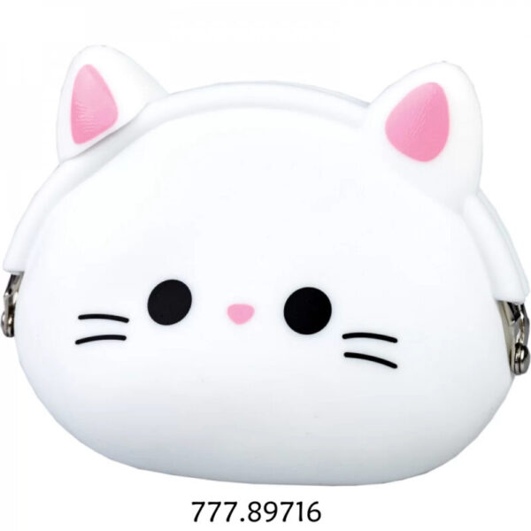 Estojo Silicone "White Cat"