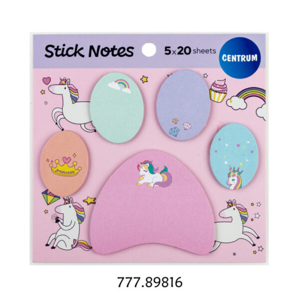 Blocos Notas Adesivas 5x20fls.