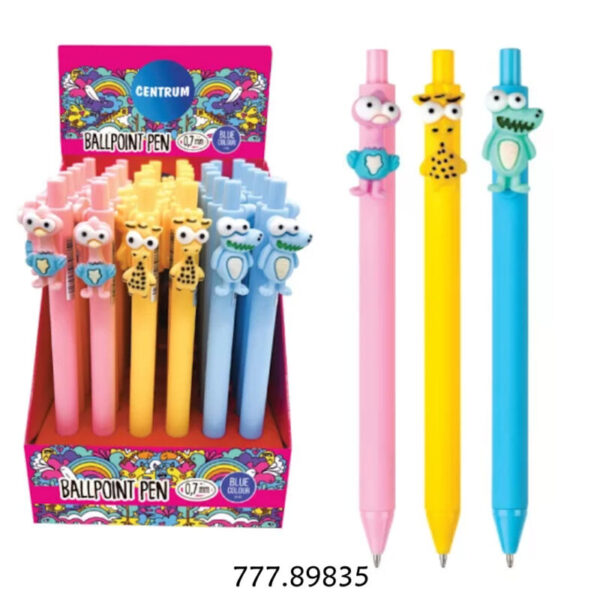 Esferográfica "Animals 3D" - 0.7mm - Exp. 36un.