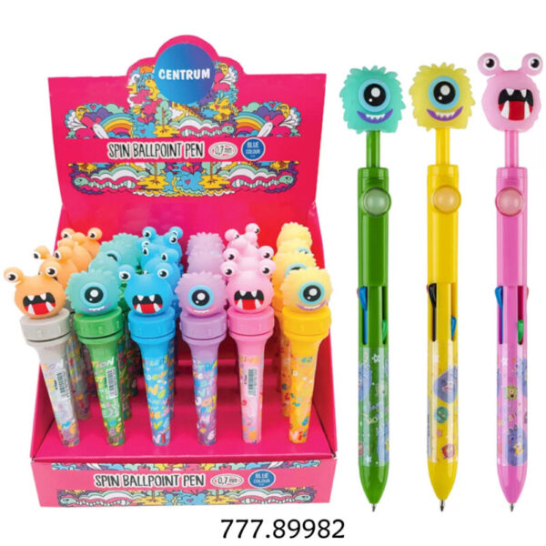 Esferográfica "Monster 4 in 1" - 0.7mm - Exp. 24un.