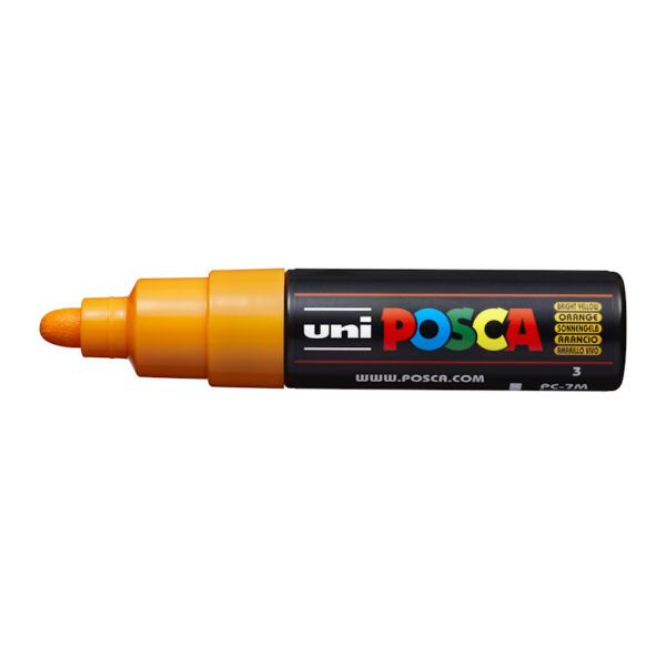 Marcador Posca PC-7 Amarelo Brilhante