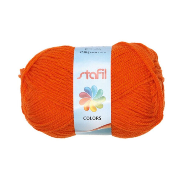 Lã 100% Polyacrylic Orange 50gr.