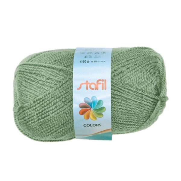 Lã 100% Polyacrylic Sage 50gr.