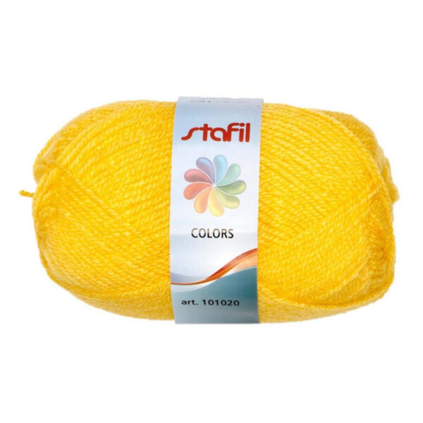 Lã 100% Polyacrylic Gold Yellow 50gr.
