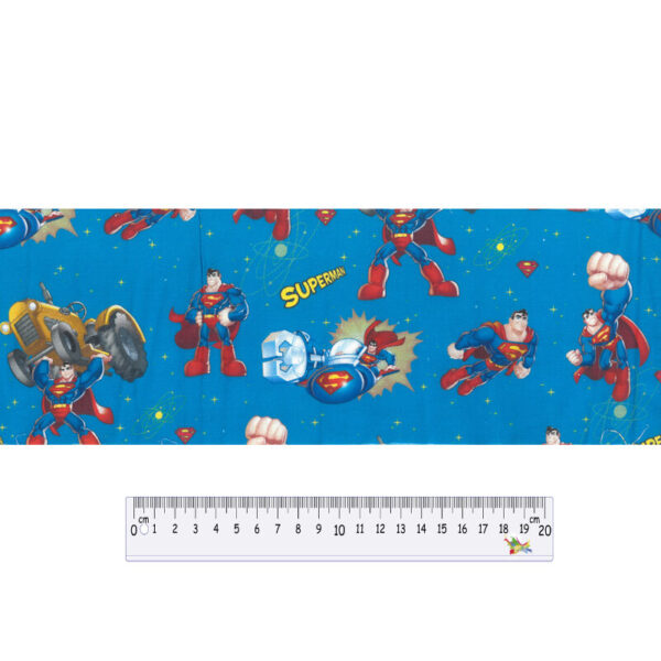 Tecido Algodão Disney - Super Homem 1,40Mts.