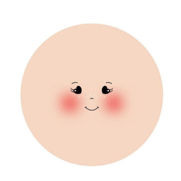 Rosto Tecido Ø16cm - 3un.