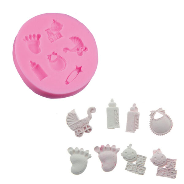 Molde Silicone Baby Accessories