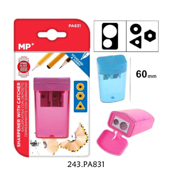 Afia Lápis c/ Depósito 6cm - 12un.