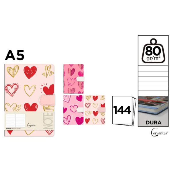 Notebook Cervantes A5 (12 un.)