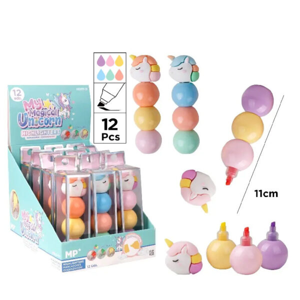 Marcadores Unicórnio Exp.12un.