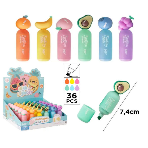 Marcadores Fruta Exp.36un.