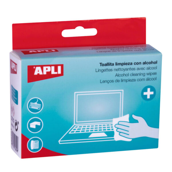 Lenços Limpeza c/Álcool 20un.