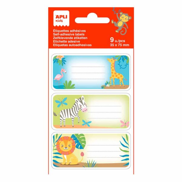 Etiquetas Adesivas Savana 9un.