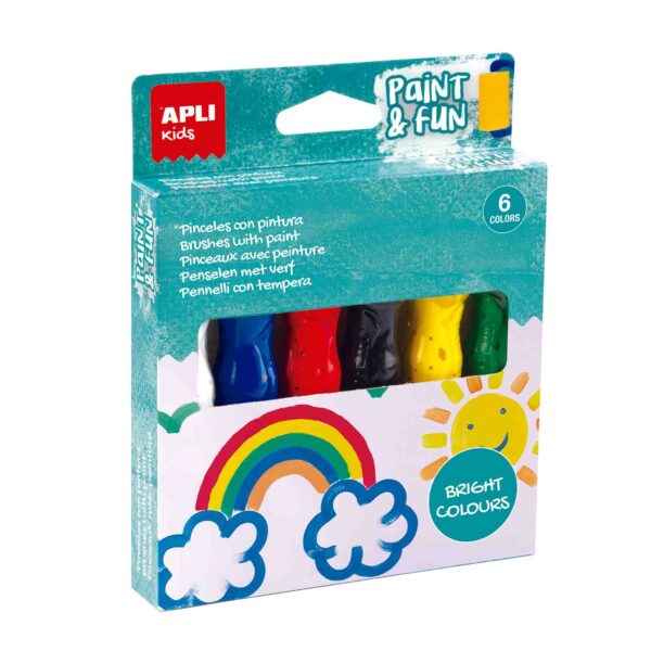 Tempera Cores Brilhantes 14ml - 6un.