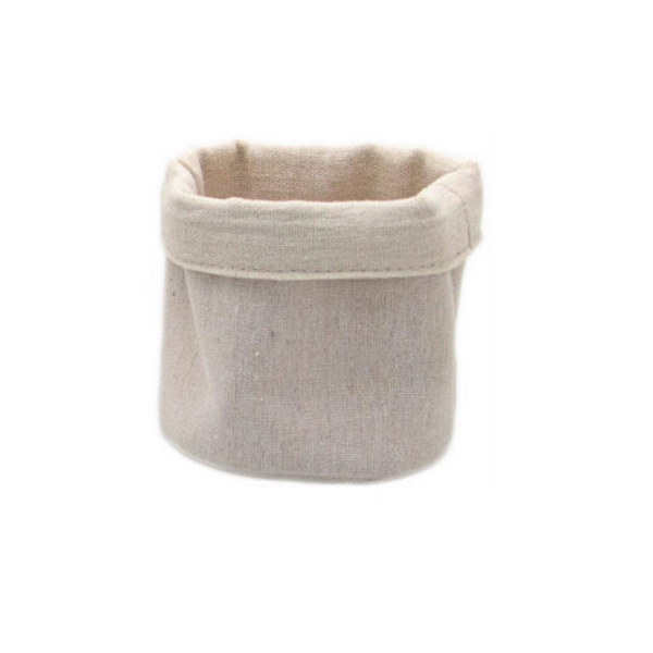 Cesta Estoupa Linho 11x12cm