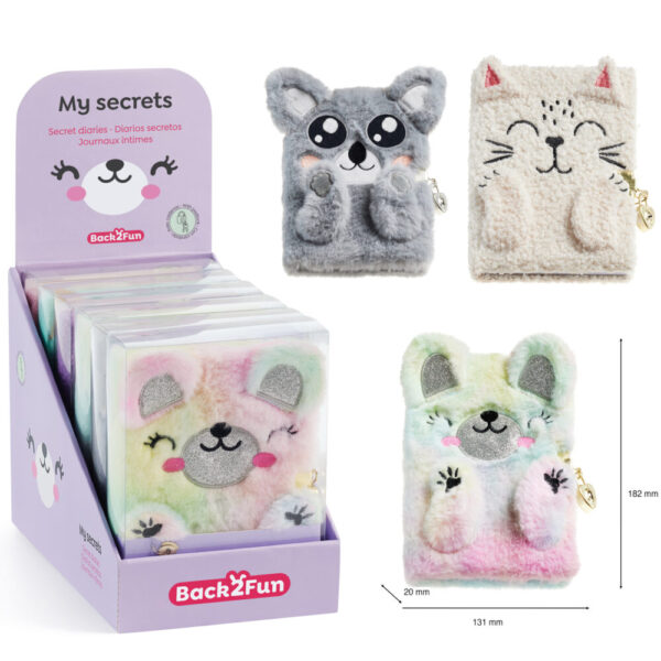 Diário Secreto Peluche Exp.9un.