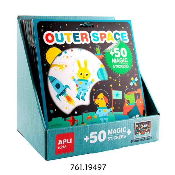 Jogo Adesivos Stickers & Scene Exp.12un.