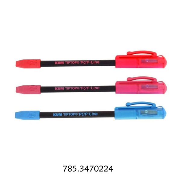 Kum - Lápis c/ Afia e Borracha Sort. 10un.