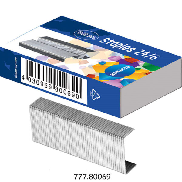 Agrafos Centrum 24/6 - Cx.1000un.