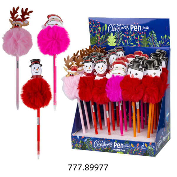 Esferográfica Christmas 0.7 -Exp.24un.