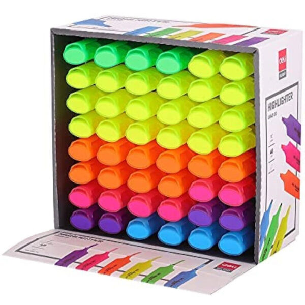 Marcadores Fluor Deli Exp.48un.