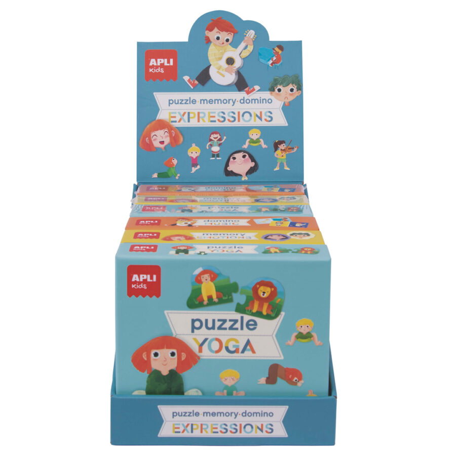 Puzzle Yoga Memory Domino Exp.6un.