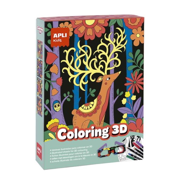 Jogo Colorir Animais 3D