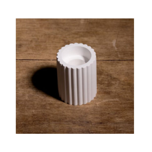 Molde Silicone Candle Holder Round I