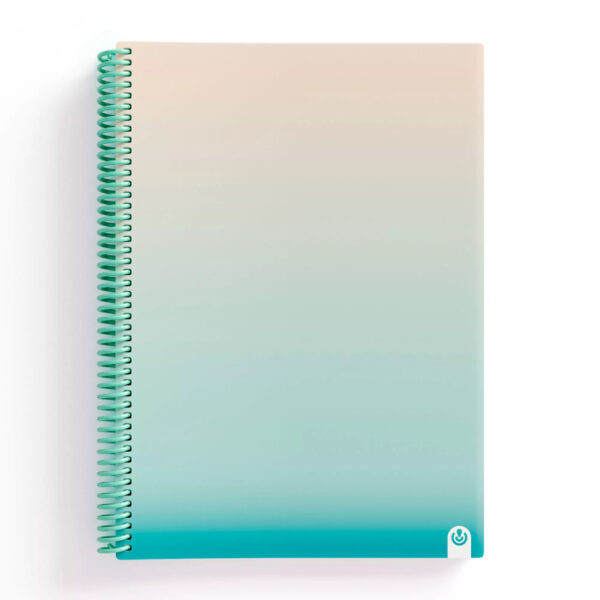 Caderno A4 Espiral PP Verde Linhas 80Fls