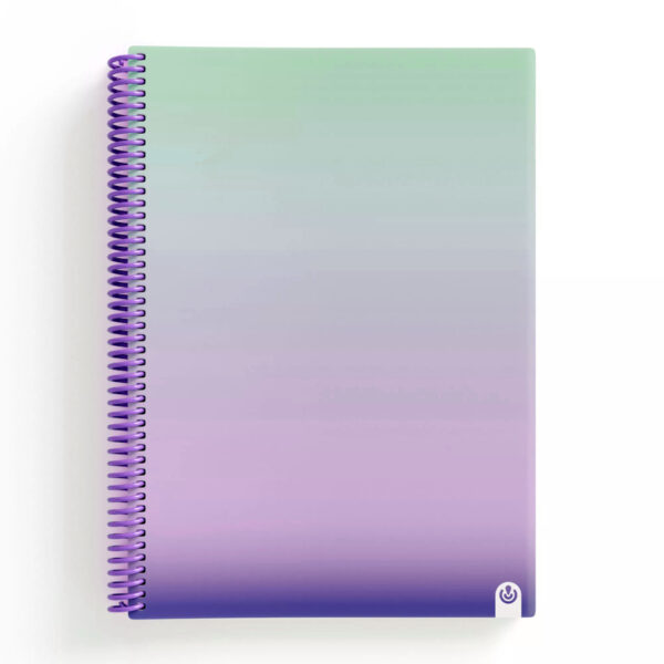 Caderno A4 Espiral PP Violeta Linhas 80Fls