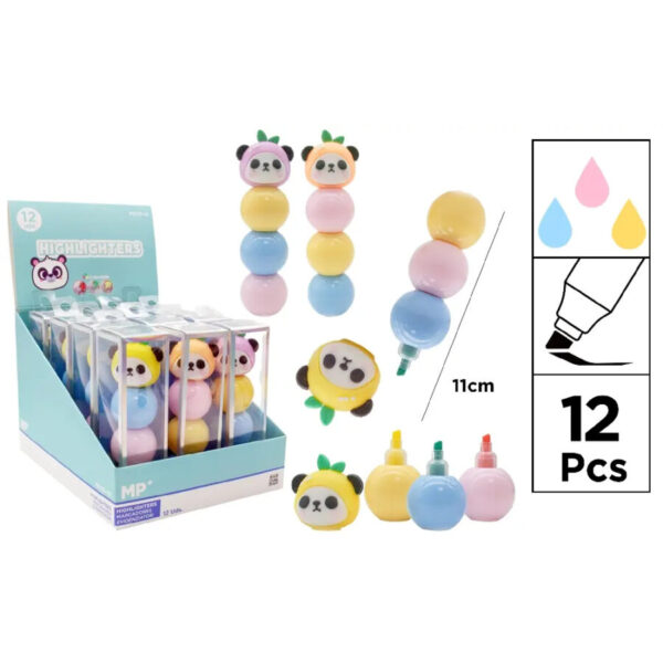 Marcadores Panda Exp.12un.