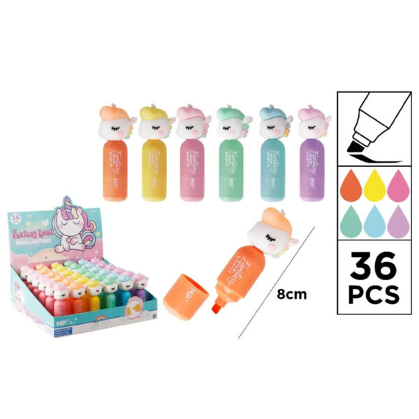 Marcadores Unicórnio Exp.36un.