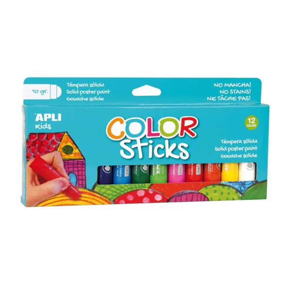 Guache Color Stick 10gr. 12un.