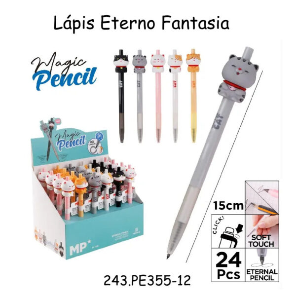 Lápis Eterno Fantasia Exp.24un.