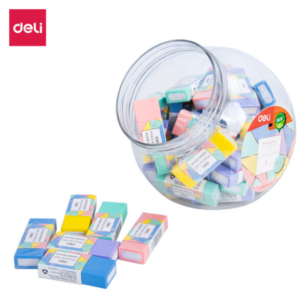 Borrachas Deli Sortidas Pote 45un.