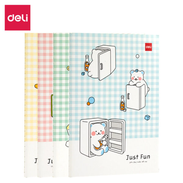 Caderno Cozido Deli A5 - 60fls. - 12un.