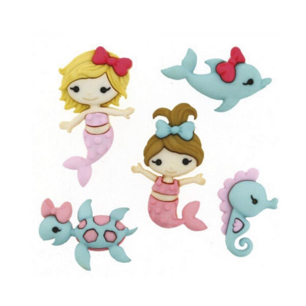 Botões Mermaid Kisses
