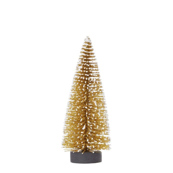 Árvore c/ Neve Ouro  100 mm