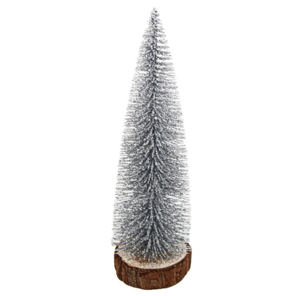 Árvore Silver Glitter Ø50x180mm