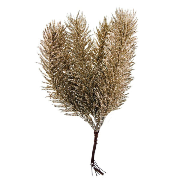 Ramo Decorativo Glitter Champagne 190mm